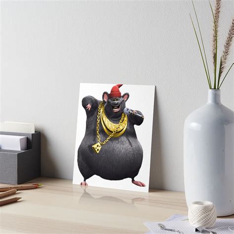 "Biggie Cheese Mr. Boombastic Sticker" Art Board Print by ahalcaneangq ...