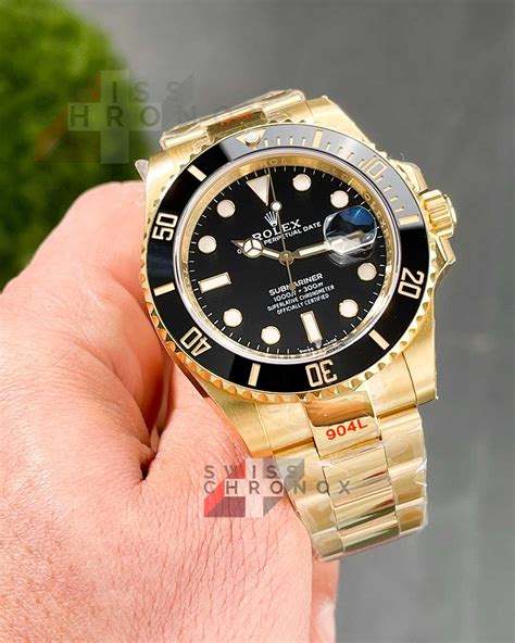 Rolex Submariner 41mm 126618LN Yellow Gold Black Dial