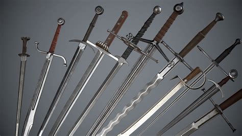 Realistic Medieval Swords 3D model | CGTrader