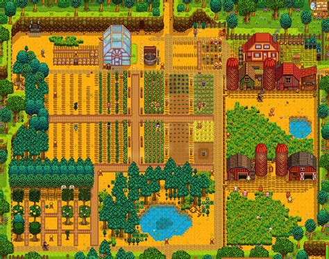 After 3 years - Stardew Valley Farm | Stardew valley layout, Stardew ...