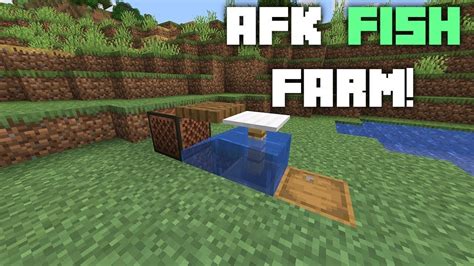 How to make afk fishing farm in minecraft - YouTube