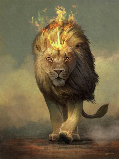 Lion of the Tribe of Judah Digital Art by Steve Goad - Pixels