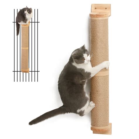 Buy FUKUMARU Cat Scratching Post Wall ed, 36 Inch Tall Cat Scratch Post ...