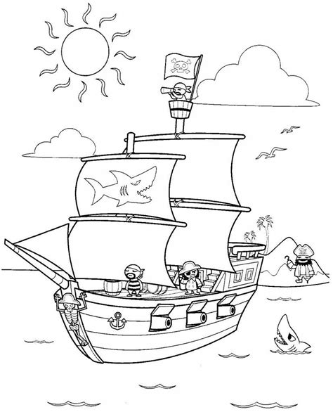 Free Printable Pirate Coloring Pages For Kids | Pirate coloring pages ...