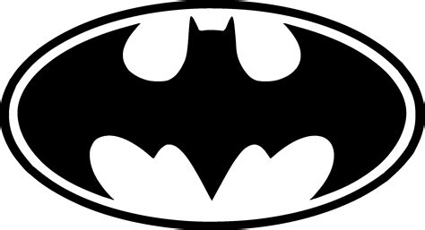 White Batman Logo - LogoDix