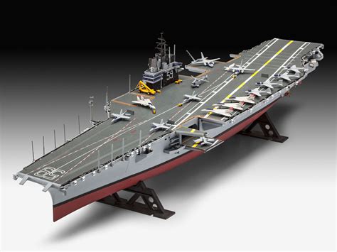 Revell 1/542 USS Forrestal Aircraft Carrier 05156