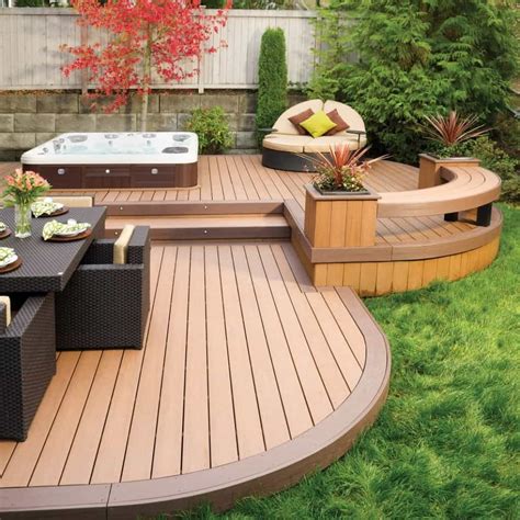 15 Relaxing Backyard Hot Tub Deck Ideas | Ann Inspired