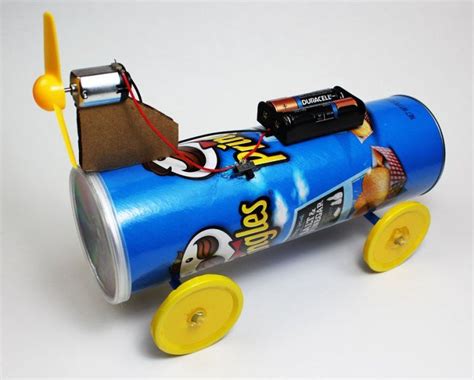 electric battery powered propeller car materials | Kids science fair ...