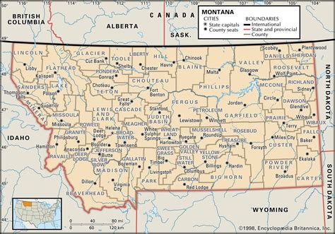 Montana County Maps: Interactive History & Complete List