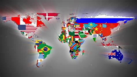 Wolrd Map, world, earth, flags, map, HD wallpaper | Peakpx