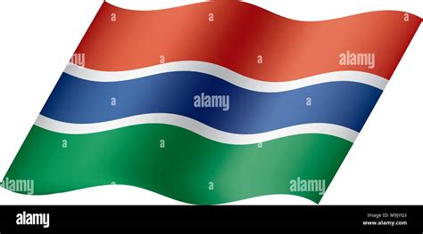 Gambia flag, vector illustration Stock Vector Image & Art - Alamy