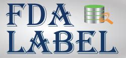 FDALabel: Full-Text Search of Drug Product Labeling | FDA