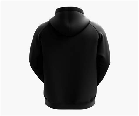 Black Hoodie Back Png, Transparent Png - kindpng