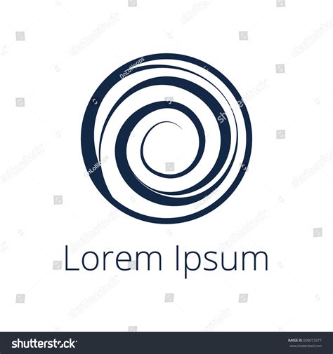 Spiral Logo Vector Illustration Stock Vector (Royalty Free) 609072977 ...