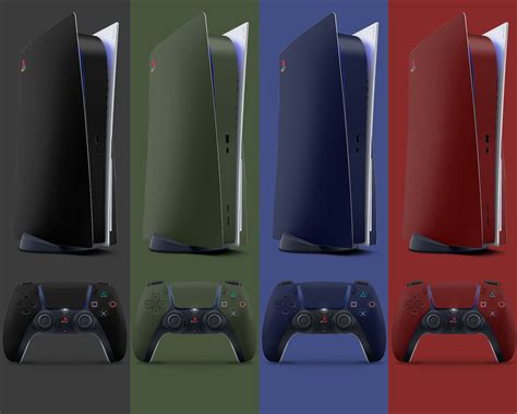 Classic Retro Black PS5 Skin Navy Red Khaki Green Playstation - Etsy