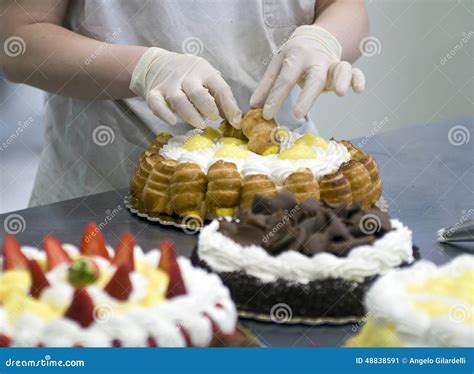 Cake decoration stock image. Image of patisserie, sugar - 48838591