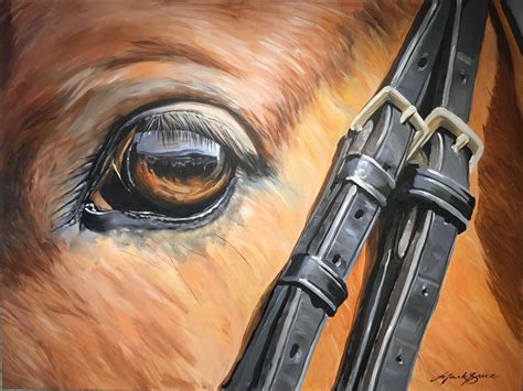 Horse Eye Painting - Painting Art - Painting Art