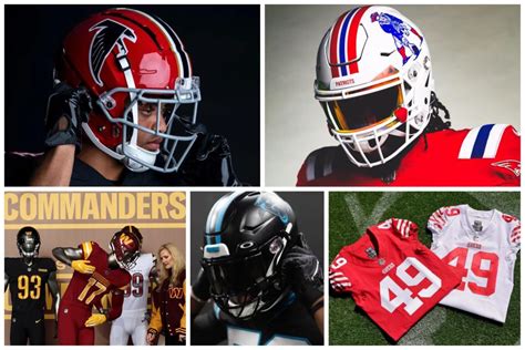 12 NFL teams are getting new uniforms and helmets for the 2022 season