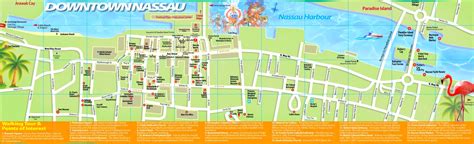 Printable Walking Map Nassau Bahamas