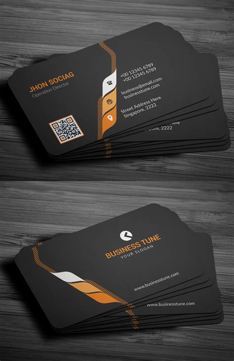 26 Modern Business Cards PSD Templates (Print Ready) | Design | Graphic ...