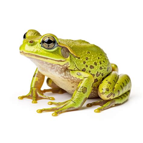 Premium AI Image | illustration of frog isolated on white background