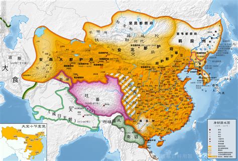 The Chinese Tang Dynasty Geography & Map