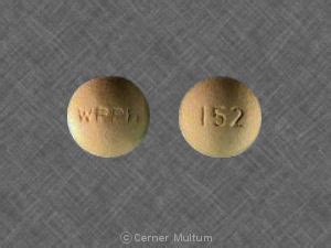 152 WPPh Pill Yellow Round - Pill Identifier