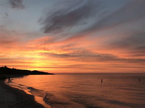 Sunset - Hoeft State Park : r/Michigan