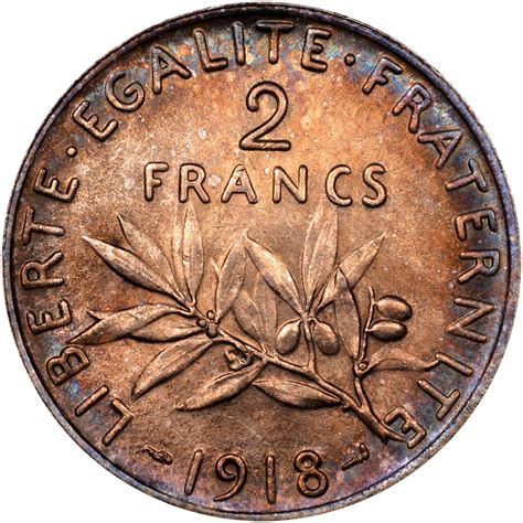 France 2 Francs KM 845.1 Prices & Values | NGC