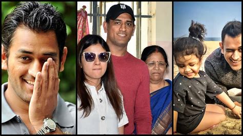 MS Dhoni Family Photo | Cricketer Mahendra Singh Dhoni Family Photos ...