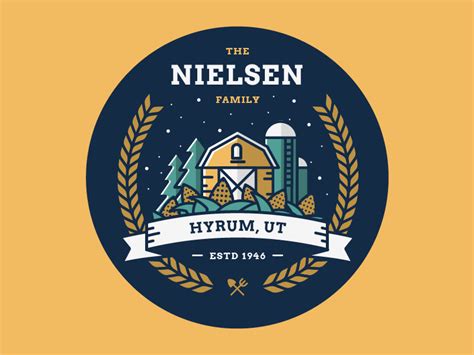 Nielsen Family Crest by Trevor Nielsen on Dribbble