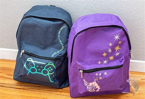 How To Make DIY Custom Backpacks Using A Cricut - Anika's DIY Life