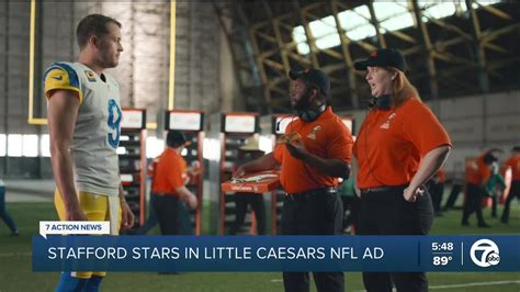 Matthew Stafford stars in new Little Caesars NFL commercial