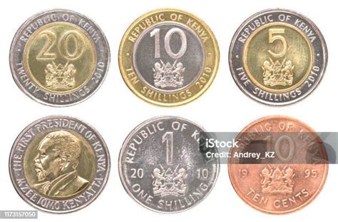 Complete Set Of Kenya Coins Stock Photo - Download Image Now - Currency ...