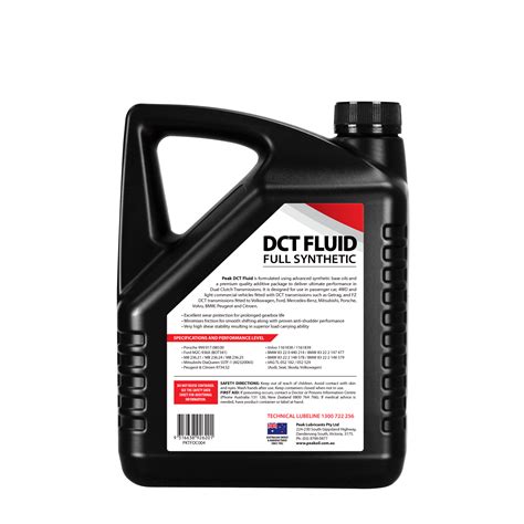 PEAK DCT FLUID – PEAK Lubricants