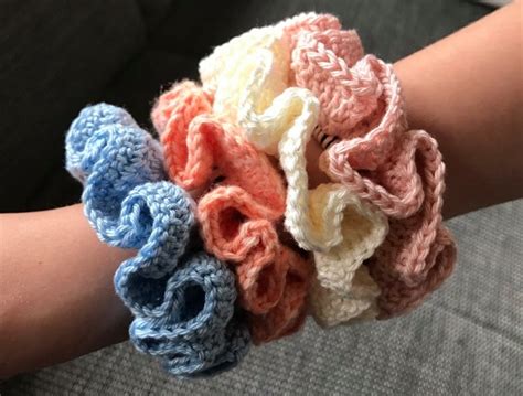 Crocheted Scrunchies