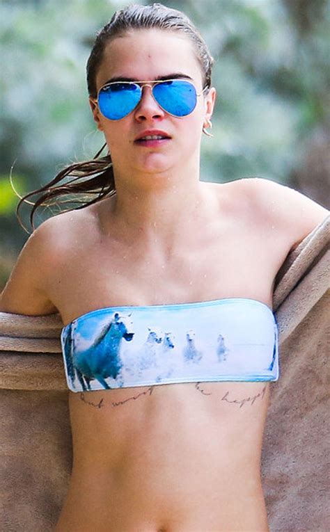 Cara Delevingne Shows Off Rihanna-Inspired Tattoo Under Her Boobs—See ...