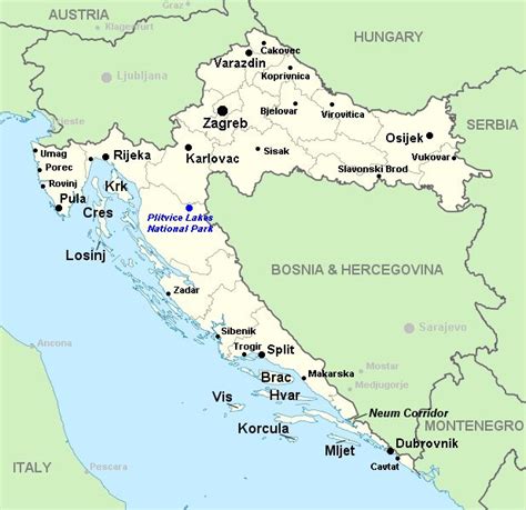 Life Through American Eyes: Maps of Croatia