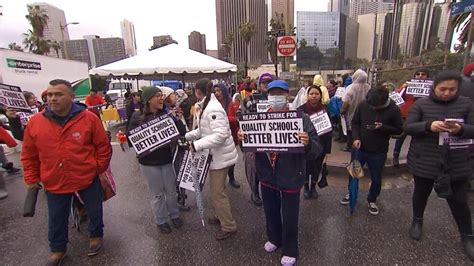 Video School staff strike shuts down LA schools - ABC News