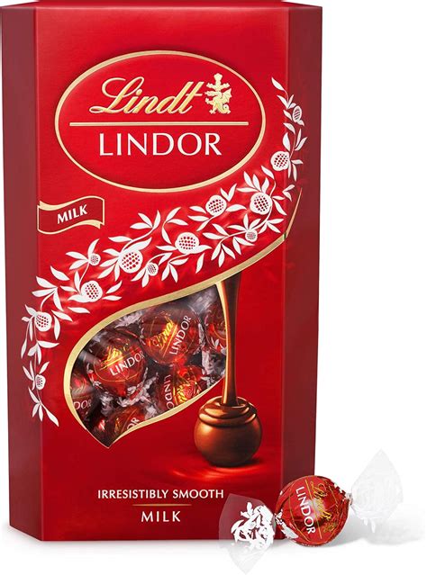 Lindt Lindor Milk Chocolate Truffles Box - approx. 48 Balls, 600 g ...