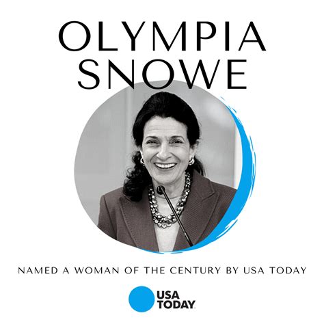 Olympia Named a Woman of the Century by USA TODAY - Olympia Snowe Women ...