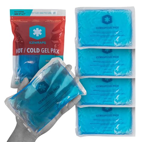 Buy ICEWRAPS 5x7 Gel Ice Packs For Injuries Reusable | Hot Cold Gel ...