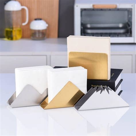 Buy Metal Napkin Holder Tables Dining Table Napkins Holders Modern ...