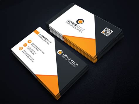 EPS Creative Business Card Design Template 001596 - Template Catalog