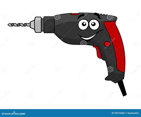 Cartoon Power Drill Tool Stock Vector - Image: 39576506