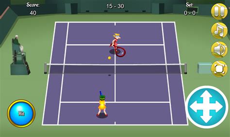 🕹️ Play Tennis Video Game: Free Online Single Player Tennis Game vs the ...