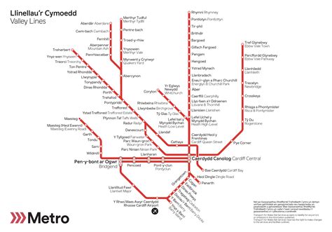 Where We Travel | Rail Network Map | Transport for Wales