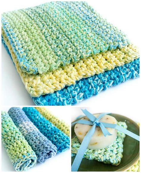 39 Free Crochet Dishcloth Patterns ⋆ DIY Crafts