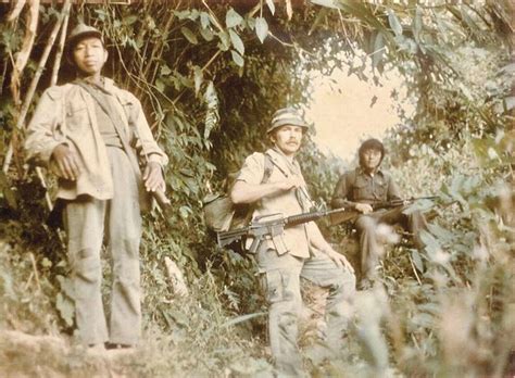 CIA Paramilitary Officer George Washington Bacon III deep in the jungle ...