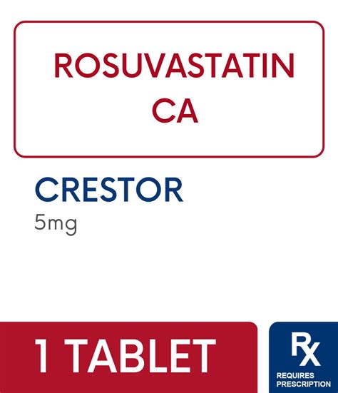 Crestor 5Mg Tablet - Rose Pharmacy Medicine Delivery